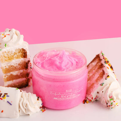 Birthday Cake Whipped Scrub - Soyash Beauty 
